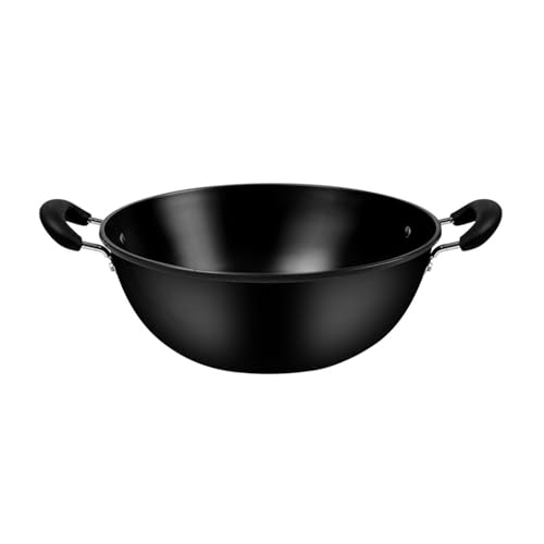 Wok tradicional de hierro sin recubrimiento de 30 cm miniatura 1