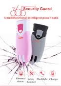 Powerbank 5200 mAh con linterna LED multifuncional y punzón rompecristales de seguridad