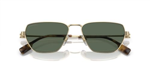 BURBERRY Sunglasses BE 3146 110971 Light Gold Dark Green3