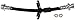 Dorman H622396 Rear Passenger Side Outer Brake Hydraulic Hose Compatible with Select Jeep Models
