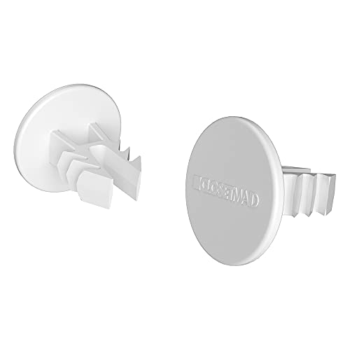ClosetMaid 20810 SuperSlide Hang Rod End Caps, 200-Pack