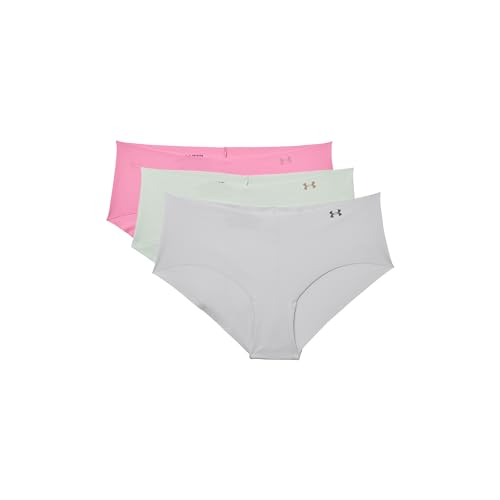 Image of Under Armour Women's Deprecated-3-pack Pure Stretch No Show Hipster Underwear, All-day Comfort Fit & Ultra-soft