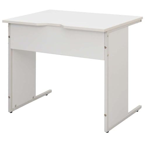 専用者様以外購入不可　ホワイトデスク プラス PLUS US-1S ユーエスワンエス 平机 L字脚 センタートレー