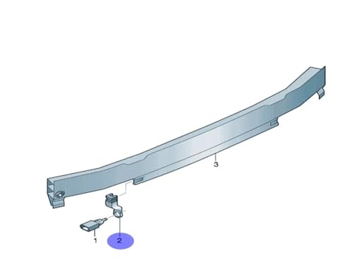 Soporte para sensor de temperatura de parachoques Q5 que corrige lecturas erróneas 5