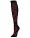 Natori Womens Dragon Fashion Knee High Black/Rhubarb One Size