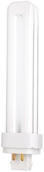 (Pack of 50) Satco S8339, 3500K 26-Watt G24q-3 Base T4 Quad 4-Pin Tube for Electronic and Dimming Ballasts, Compact Fluorescent Bulb