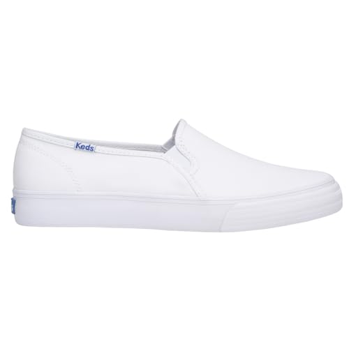 Image of Keds Womens Double Decker Canvas Slip On Sneakers Shoes Casual - Black