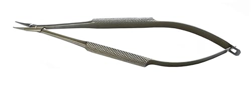 Barraquer Needle Holder, Curved w/Out Lock