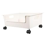 Bibliothèque pour enfants - la bibliothèque est fabriquée dans un matériau de première qualité, qui ne se fissure pas ou ne se déforme pas facilement, et un chariot de rangement solide sur roulettes