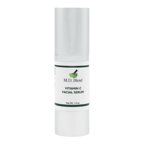M.D. Blend Plant Stem Cell Eye Serum Complex + Professional Vitamin C Serum for Face, Hydrating Brightening & Anti-Aging Skincare Bundle