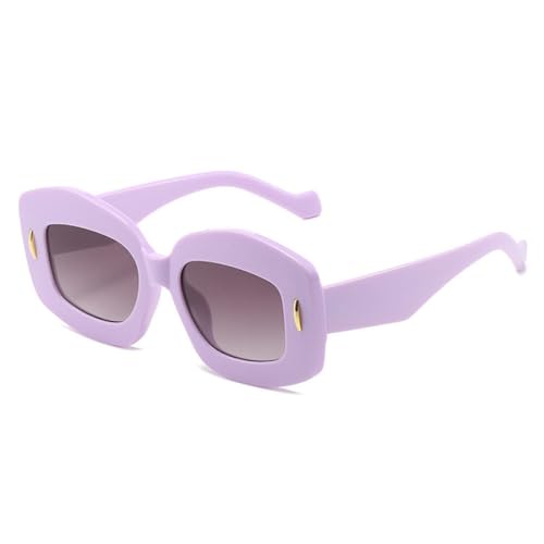 Lunettes de soleil carrées surdimensionnées femmes UV400