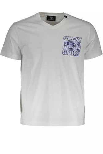 T-shirt en coton blanc Plein Sport idéal pour le sport et les sorties