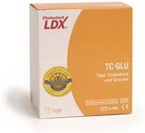 Cholestech LDX* Cassette Cartridges and Controls, Test Cassettes; TC (Total Cholesterol)/Glucose (10/pk)