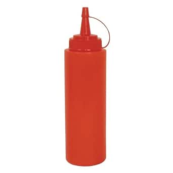 Vogue Squeeze Bottle 340ml Red for easy dispensing