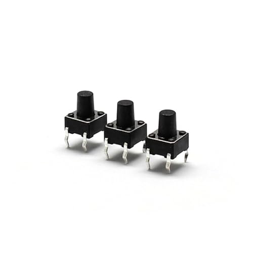 Micro switch bouton poussoir tactile 6x6x8 mm momentané FL7-010-6 pour réparation PCB lot de 50