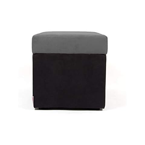 Arketicom Pandora - Puf reposapiés/Cubo contenedor de diseño moderno Cover