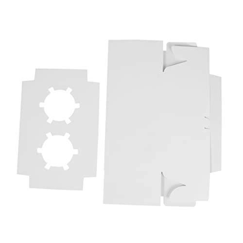 Ciieeo Egg Tart Box Dessert Box Cupcake Package Cake Wrapping Window Easy to Separate