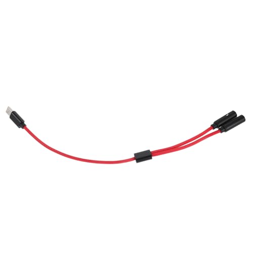 OSOLADY Type-C�Ή�3.5mm�w�b�h�t�H���W���b�N�A�_�v�^�[ �w�b�h�t�H���}�C�N�̃X�v���b�^�[ �v���������f�� ���肵���M���`���v���O�A���h�v���C�@�\ �g�т◷�s�ɍœK�ȃQ�[�~���O�pY�^�P�[�u��