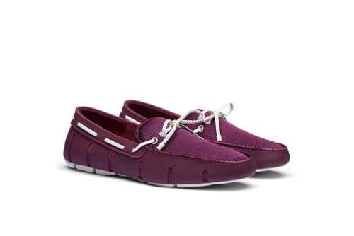 Image of SWIMS Braided Lace Loafer for Men, Breathable Slip On Water Friendly Driving Shoe, Lightweight Mesh Upper, Drainage Sole