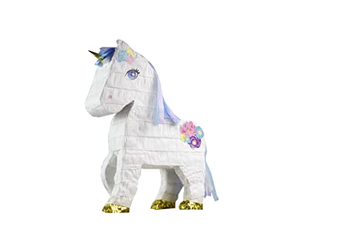 Kaimei Unicorn Pinata Small Pinata For Birthday Anniversary Celebration Decoration Theme Party Cinco De Mayo Fiesta Supplies With Stick Multicolor Colorful Pinata #TOP5