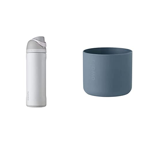 Owala FreeSip Insulated Stainless Steel Water Bottle, 24-Ounce, S...