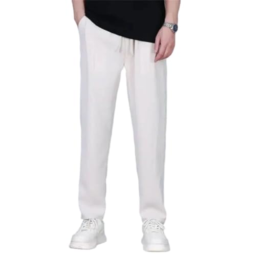 Men's Straight Loose Pants Baggy Tailoring Thin Work Long Trousers
