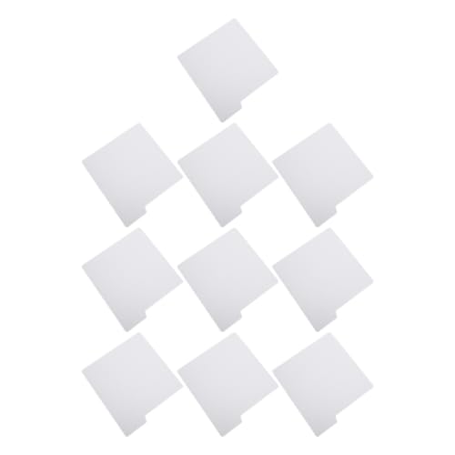 Divisores de vinilos de plástico blanco de 0,75mm para clasificar discos en casa