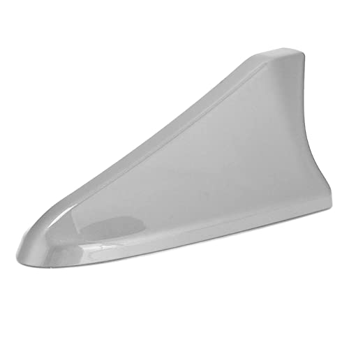 Shark Fin Roof Antenna Cover, 96219 D5000EBQK Roof Antenna Aerial Shell Unique ABS Replacement for Elantra Sedan(Silver)