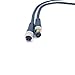 16.4Ft M8 6Pin Female to Male Connector Cable A Code Straight Aviation Sensor Electrical PVC Industrial Cable Threaded Locking IP67 Rated 30V/1.5A Unshielded Plug Socket Cable AWG22(5M)