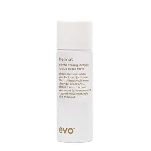 EVO Helmut Extra Strong Lacquer - Strong Hold Hair Spray - For Long-Lasting Shine & Styling