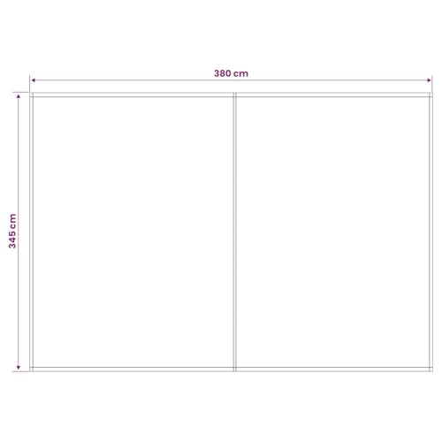 Toile de rechange pour store banne 400x350 polyester extérieur - 4
