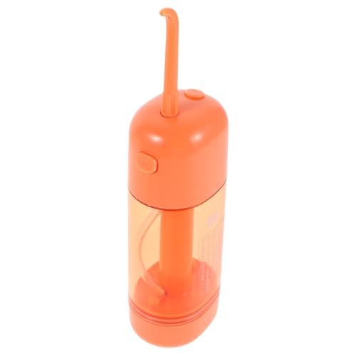 COHEALI Irrigador Bucal Ajuste de Presión de Agua Portátil Manual Diseño Portátil de Plástico para Limpieza Dental en Viajes y Hogar