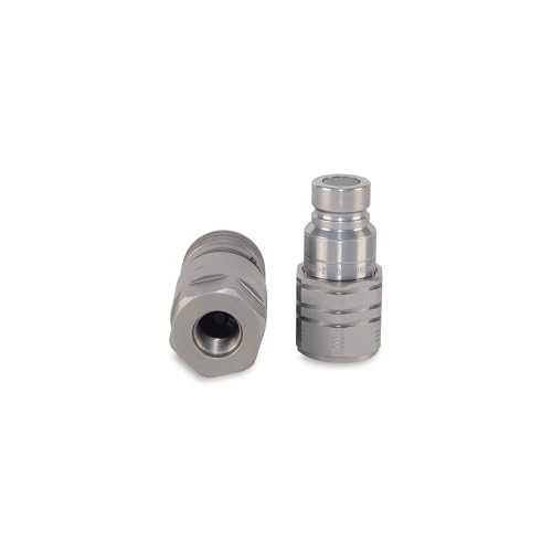 Image of 1 /2″ Flat Face Hydraulic Quick Couplers Set - 1 /2″ SAE Port