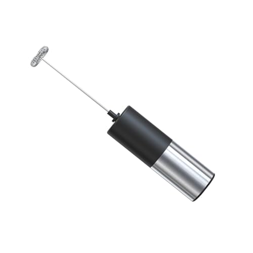 GETAJGHSD Batidora Eléctrica de Mano para Espumar Leche y Café, Resistente al Desgaste, Diseño Compacto en Acero Inoxidable para Uso Doméstico en Cocina
