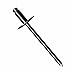 SBL6-12V-500 Marson Klik-Fast Open End Rivets, 3/16 Inch Dia. (.187) (.626-.750 GR) LG FLNG HD, Steel Body, Steel