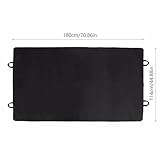 Sepzlly Rear Barn Door Awning Cover Heavy Duty Waterproof Sun Shade Protection 600D Oxford Tear Resistant Tailored Covers for T5/T5.1 T6 Transit Accessories 180cm*114cm Black with Storage Bag - Image 3