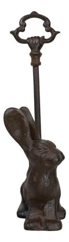 Ebros Gift JD88221VRG Cast Iron Bunny Hare Rabbit Door Stop Porter thumb #4