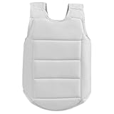 Nuiorfty Karate Chest Guard Polyester Sanda Rib Armour Adjustable Body Protector for 1.41-1.55m Kids Training