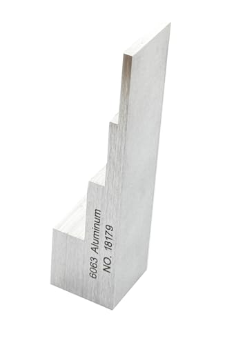 Bloque de calibración ultrasónico de 4 pasos 2.5mm 5mm 10mm 20mm de aluminio 6063 para calibración de grosor y linealidad miniatura 6