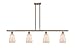 Innovations 516-4I-AC-G391 Ellery 3 Island Light Part of The Ballston Collection, Antique Copper