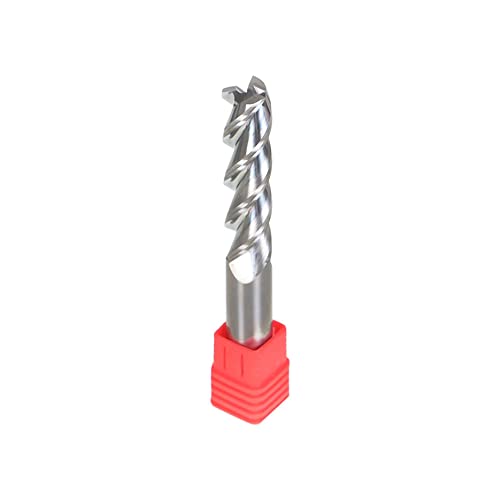 Image of 1 /2 Inch Milling Cutter 3 Slot Carbide End Milling Cutter Suitable for Aluminum Cutting Non-Ferrous Metal Cutting 1 Pieces