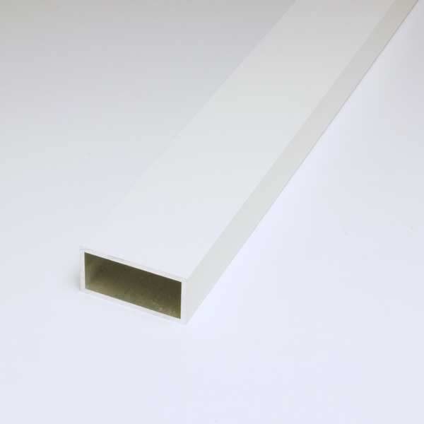 e-kanamono アルミ不等辺角パイプ 2.0x30x60x4000mm(2M+2M) ホワイト ACK-3-3060WH