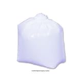 IBS White Trash Bags, 60 Gallon, Extra Heavy, 38" X 58", 4 Packs of 25 (SL3858XHW) Category: Commerc