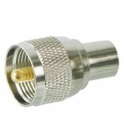 Adattatore UHF/PL 259 della spina FME maschio (3