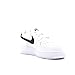 Nike Unisex-Adult Air Force 1 Gs White Leather Fashion-Sneakers 6 Big Kid