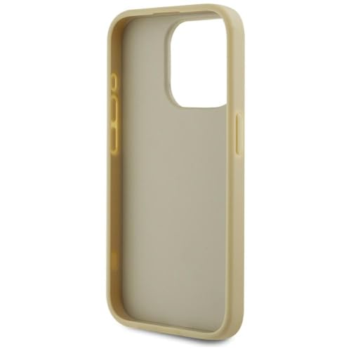 Coque dorée Karl Lagerfeld iPhone 15 Pro Max effet plissé métallique rigide - 7