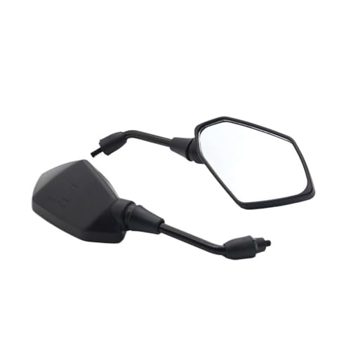 Rétroviseur de moto convexe grand angle avec fixations universelles 8mm et 10mm
