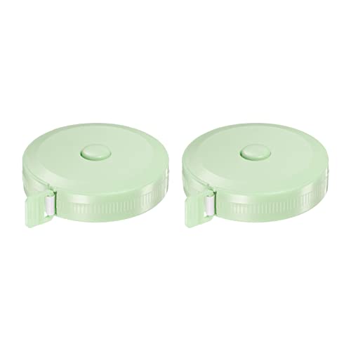 Cinta métrica retráctil 1.5 m verde pack 2 piezas