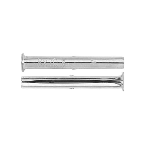 Index Fixing Systems BZTRA6060 Taco Elástico para la Fijación de Rastreles, 6 x 60 mm, Set de 10 Piezas