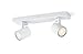 Price comparison product image Philips MyLiving LED Spotlight 5309231P0 2flg., 510lm, White, Metal, 3.5 WATTS, 9 x 30.5 x 10.9 cm